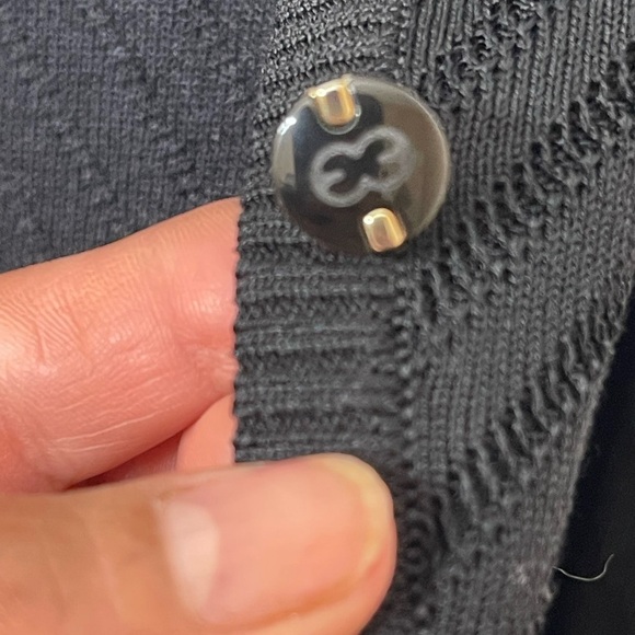 Escada black knit sweater and sleeveless top size 40/44 - Picture 12 of 14